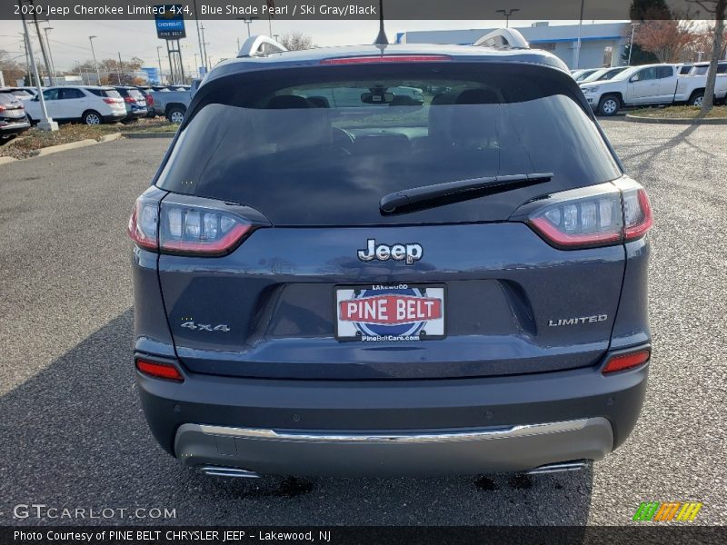 Blue Shade Pearl / Ski Gray/Black 2020 Jeep Cherokee Limited 4x4