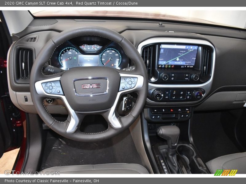 Red Quartz Tintcoat / Cocoa/Dune 2020 GMC Canyon SLT Crew Cab 4x4