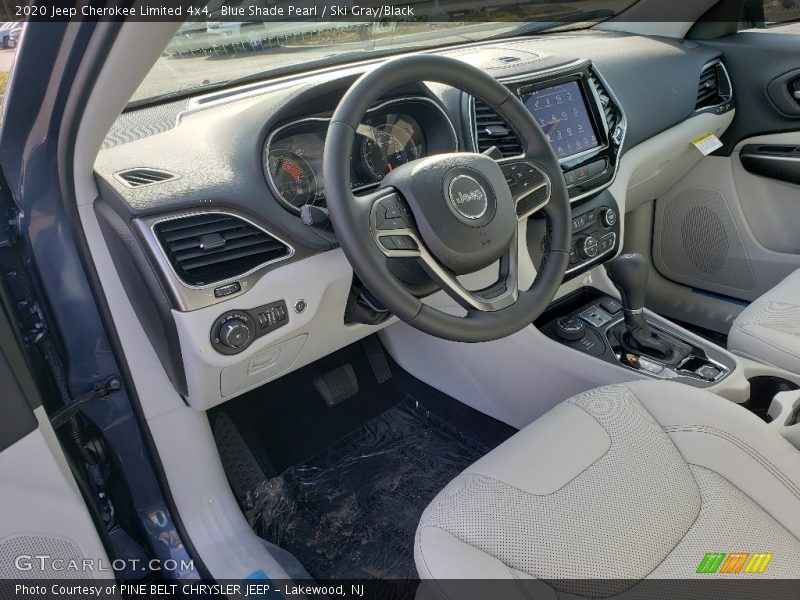 Blue Shade Pearl / Ski Gray/Black 2020 Jeep Cherokee Limited 4x4