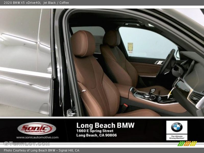 Jet Black / Coffee 2020 BMW X5 xDrive40i