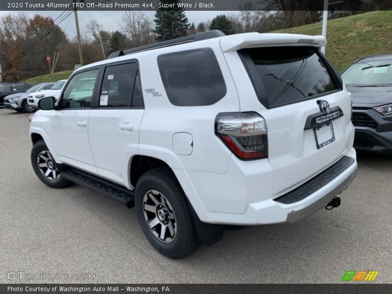 Super White / Black 2020 Toyota 4Runner TRD Off-Road Premium 4x4