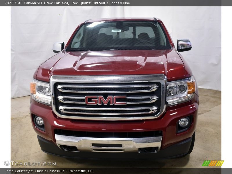 Red Quartz Tintcoat / Cocoa/Dune 2020 GMC Canyon SLT Crew Cab 4x4