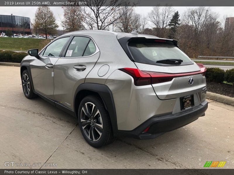 Atomic Silver / Birch 2019 Lexus UX 250h AWD