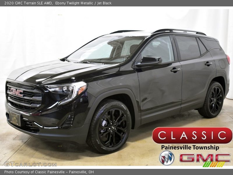 Ebony Twilight Metallic / Jet Black 2020 GMC Terrain SLE AWD