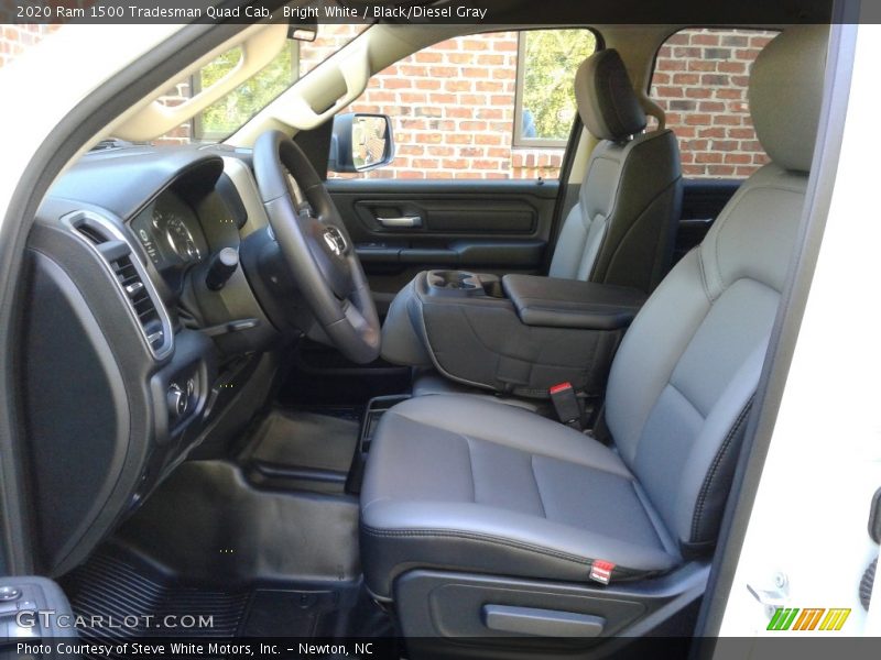 Bright White / Black/Diesel Gray 2020 Ram 1500 Tradesman Quad Cab