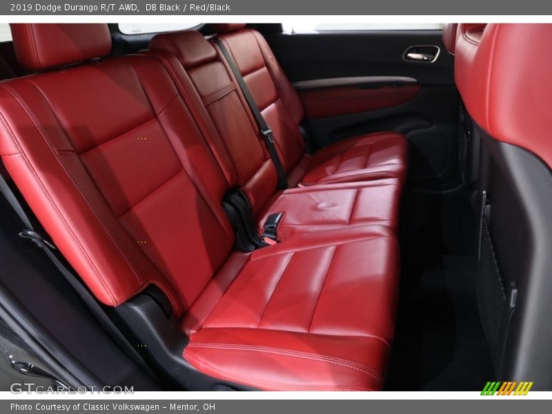 Rear Seat of 2019 Durango R/T AWD