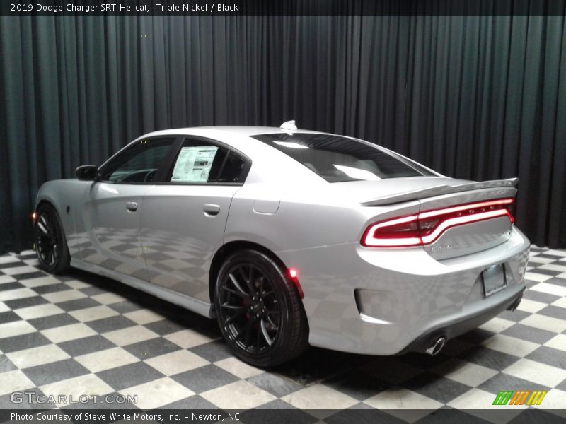 Triple Nickel / Black 2019 Dodge Charger SRT Hellcat