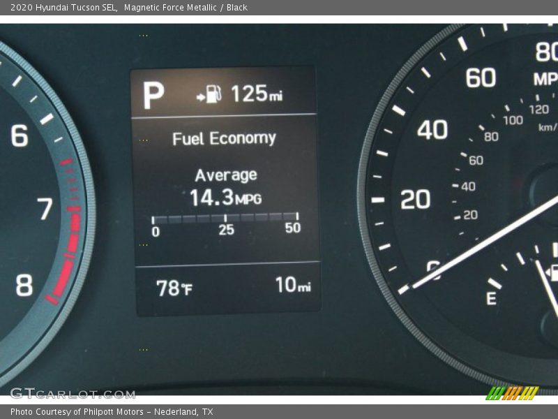 Magnetic Force Metallic / Black 2020 Hyundai Tucson SEL