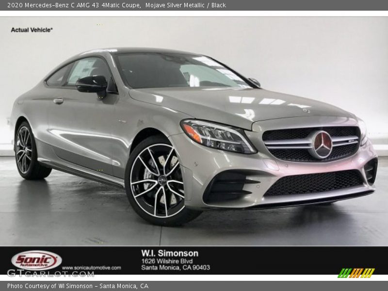 Mojave Silver Metallic / Black 2020 Mercedes-Benz C AMG 43 4Matic Coupe