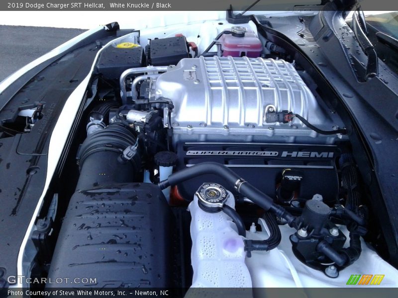 White Knuckle / Black 2019 Dodge Charger SRT Hellcat