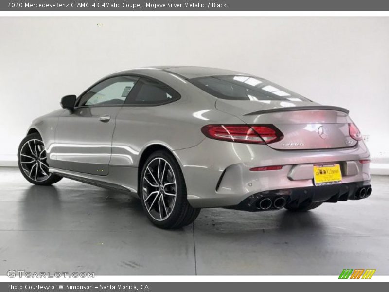 Mojave Silver Metallic / Black 2020 Mercedes-Benz C AMG 43 4Matic Coupe