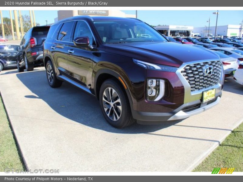 Sierra Burgundy / Black/Gray 2020 Hyundai Palisade SEL