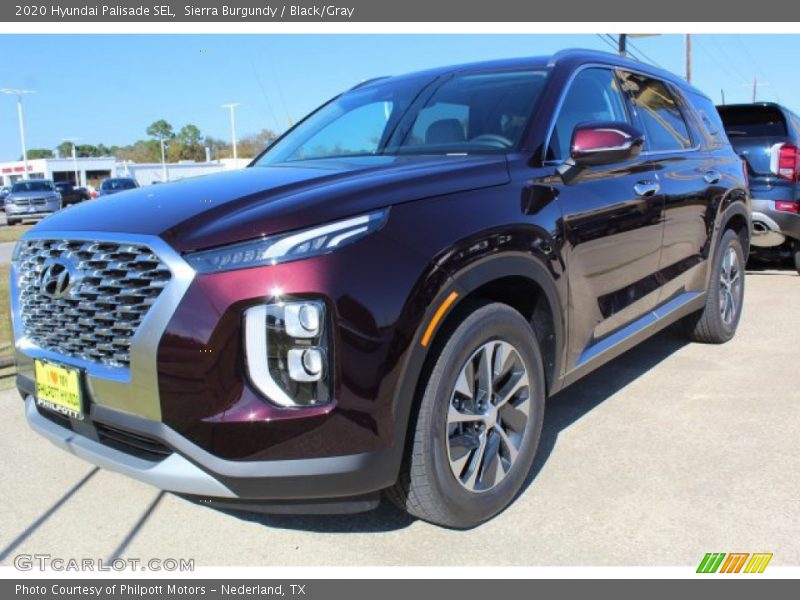 Sierra Burgundy / Black/Gray 2020 Hyundai Palisade SEL