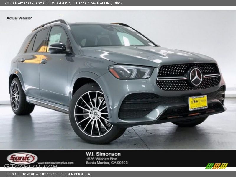 Selenite Grey Metallic / Black 2020 Mercedes-Benz GLE 350 4Matic
