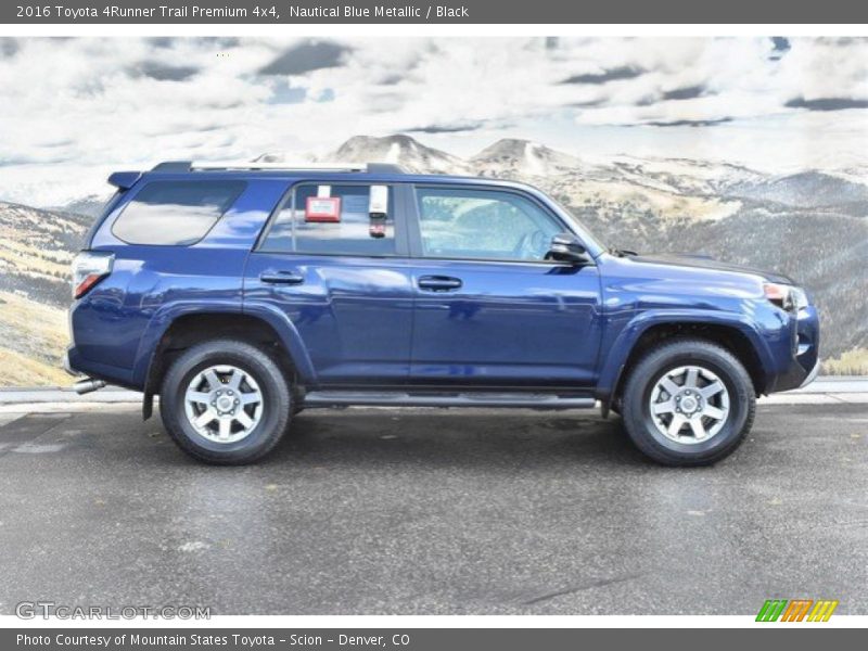 Nautical Blue Metallic / Black 2016 Toyota 4Runner Trail Premium 4x4