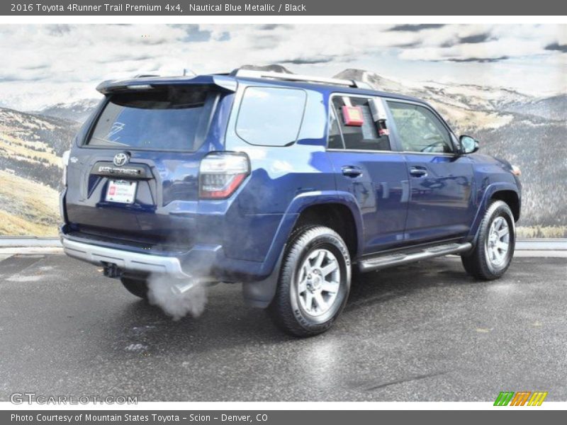 Nautical Blue Metallic / Black 2016 Toyota 4Runner Trail Premium 4x4