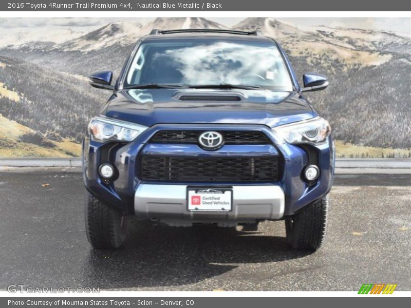 Nautical Blue Metallic / Black 2016 Toyota 4Runner Trail Premium 4x4