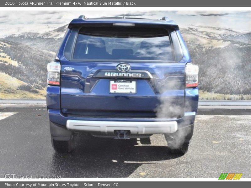 Nautical Blue Metallic / Black 2016 Toyota 4Runner Trail Premium 4x4