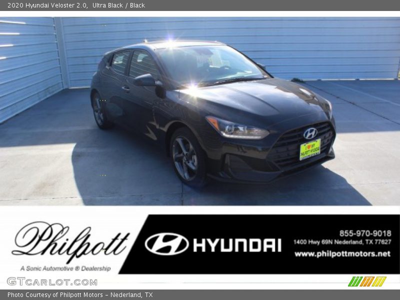 Ultra Black / Black 2020 Hyundai Veloster 2.0
