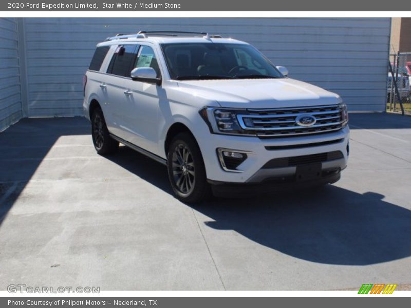 Star White / Medium Stone 2020 Ford Expedition Limited