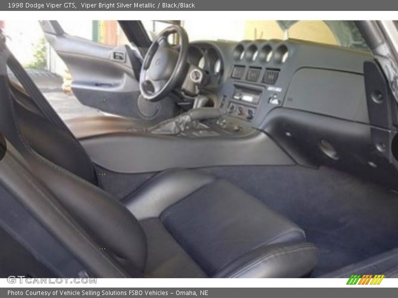 Viper Bright Silver Metallic / Black/Black 1998 Dodge Viper GTS