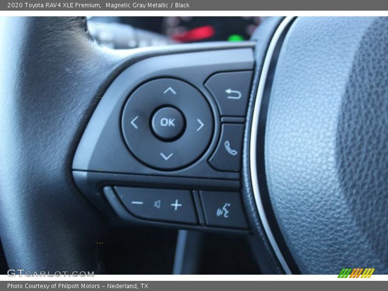 Magnetic Gray Metallic / Black 2020 Toyota RAV4 XLE Premium