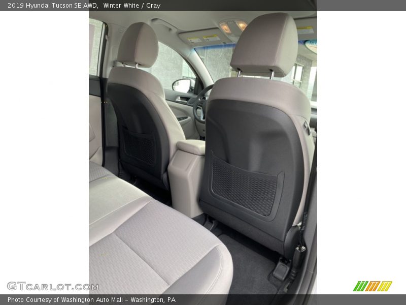 Winter White / Gray 2019 Hyundai Tucson SE AWD