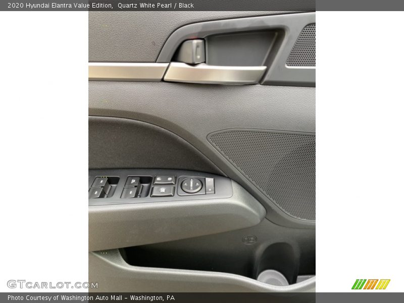 Quartz White Pearl / Black 2020 Hyundai Elantra Value Edition