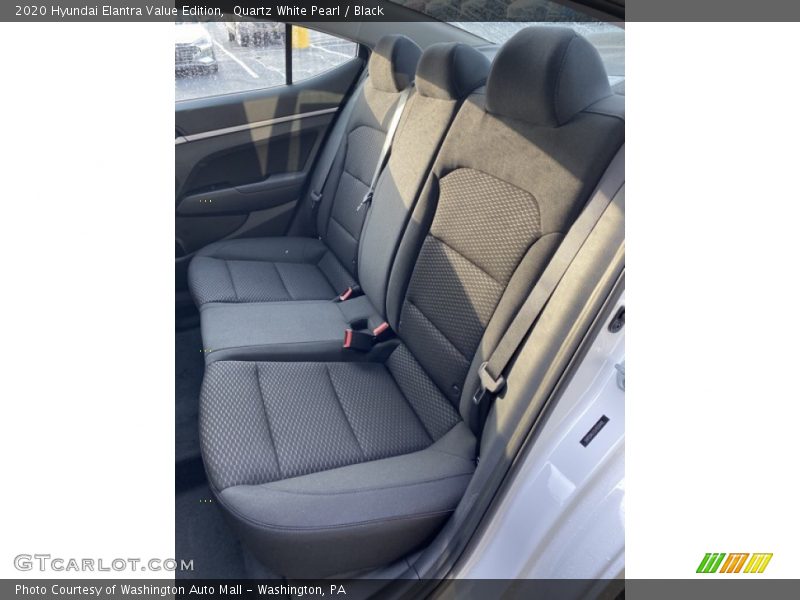 Quartz White Pearl / Black 2020 Hyundai Elantra Value Edition