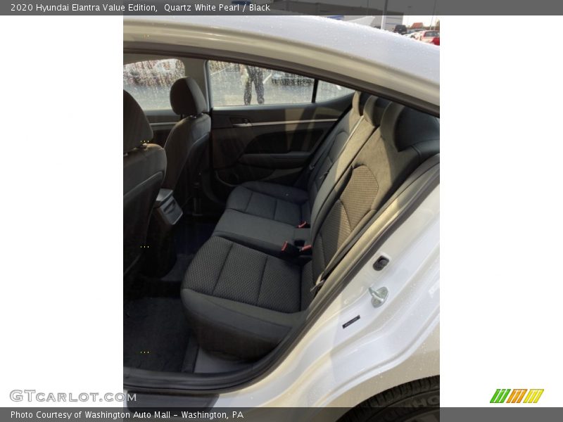 Quartz White Pearl / Black 2020 Hyundai Elantra Value Edition