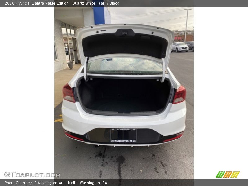 Quartz White Pearl / Black 2020 Hyundai Elantra Value Edition