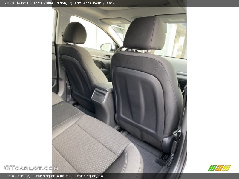 Quartz White Pearl / Black 2020 Hyundai Elantra Value Edition