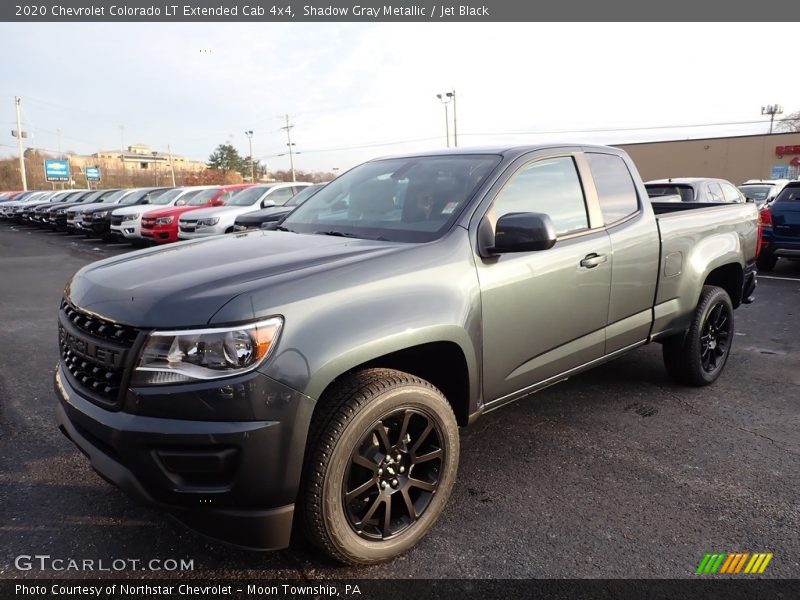 Shadow Gray Metallic / Jet Black 2020 Chevrolet Colorado LT Extended Cab 4x4
