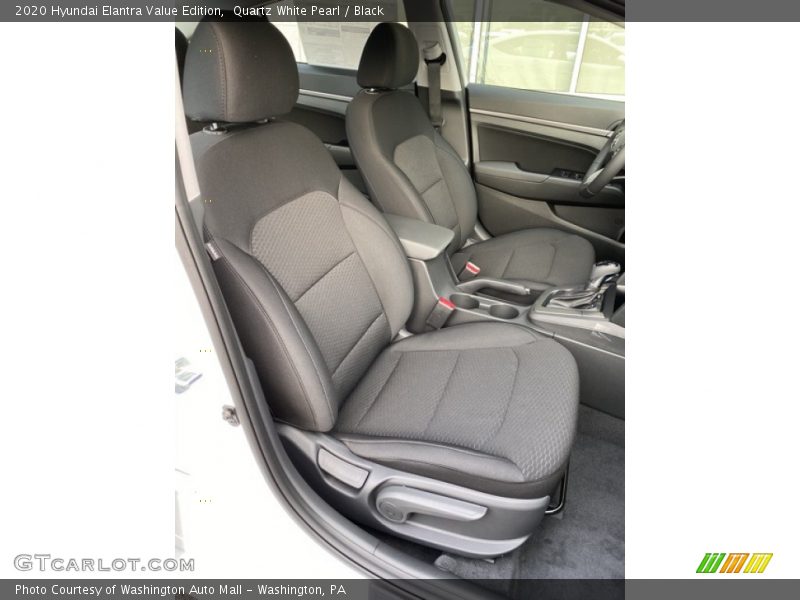 Quartz White Pearl / Black 2020 Hyundai Elantra Value Edition