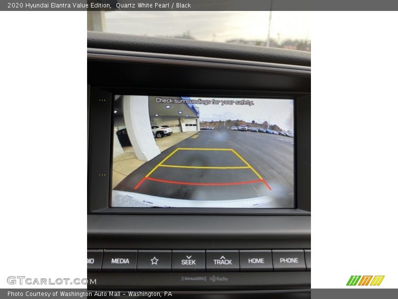 Quartz White Pearl / Black 2020 Hyundai Elantra Value Edition