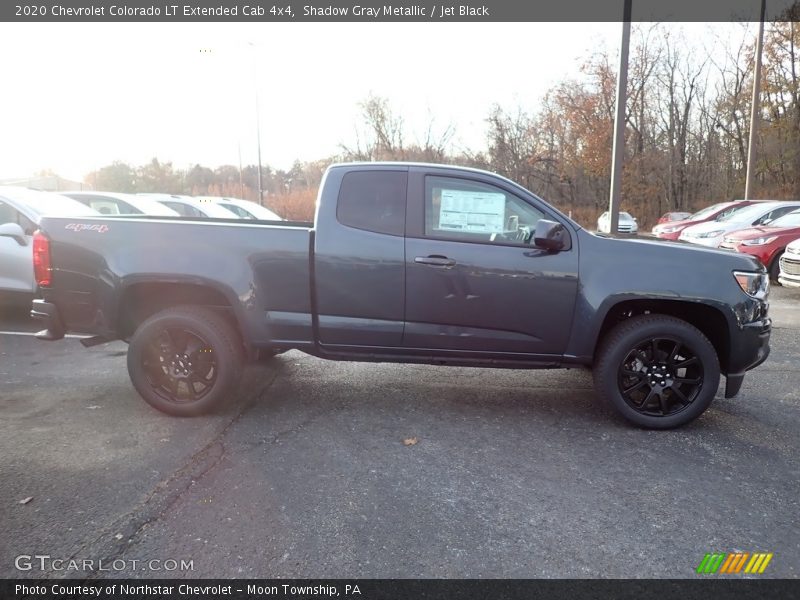 Shadow Gray Metallic / Jet Black 2020 Chevrolet Colorado LT Extended Cab 4x4