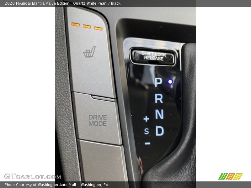Quartz White Pearl / Black 2020 Hyundai Elantra Value Edition