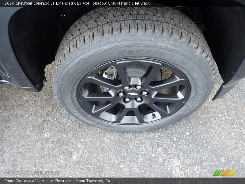 Shadow Gray Metallic / Jet Black 2020 Chevrolet Colorado LT Extended Cab 4x4