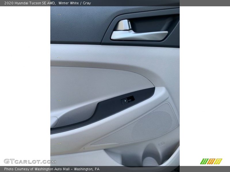 Winter White / Gray 2020 Hyundai Tucson SE AWD