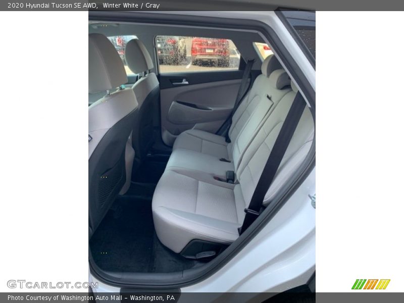 Winter White / Gray 2020 Hyundai Tucson SE AWD