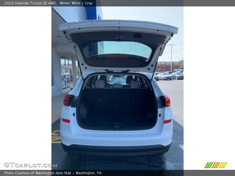Winter White / Gray 2020 Hyundai Tucson SE AWD