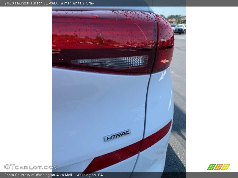 Winter White / Gray 2020 Hyundai Tucson SE AWD
