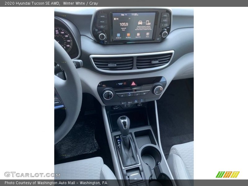 Winter White / Gray 2020 Hyundai Tucson SE AWD
