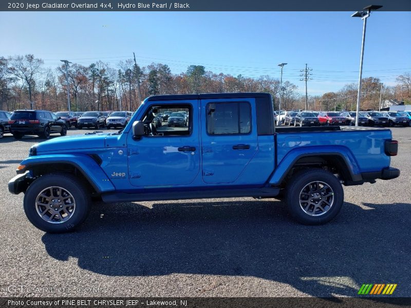 Hydro Blue Pearl / Black 2020 Jeep Gladiator Overland 4x4