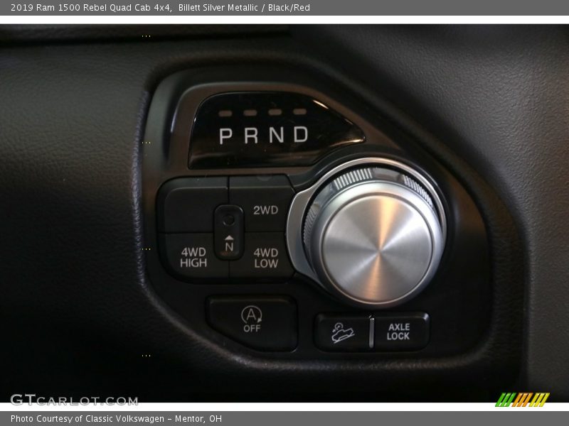 Billett Silver Metallic / Black/Red 2019 Ram 1500 Rebel Quad Cab 4x4