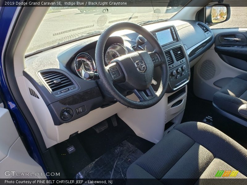 Indigo Blue / Black/Light Graystone 2019 Dodge Grand Caravan SE