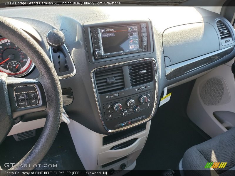 Indigo Blue / Black/Light Graystone 2019 Dodge Grand Caravan SE