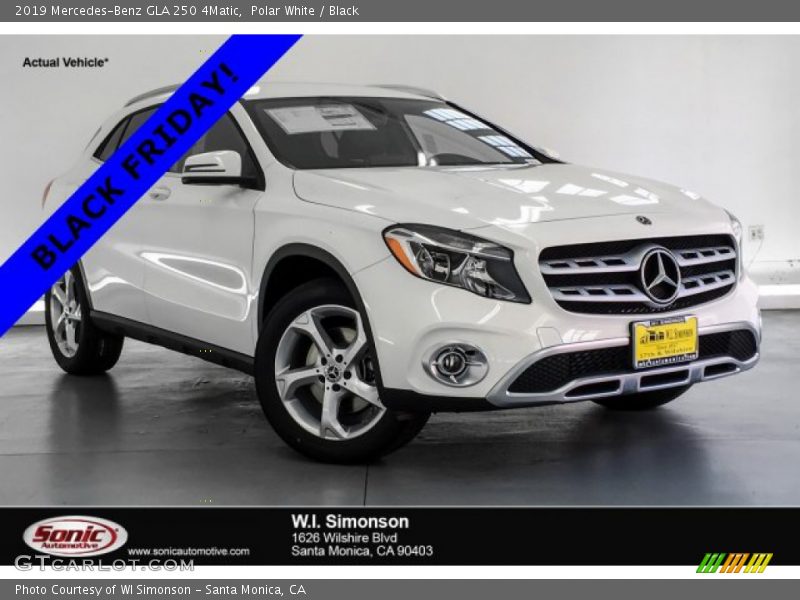 Polar White / Black 2019 Mercedes-Benz GLA 250 4Matic