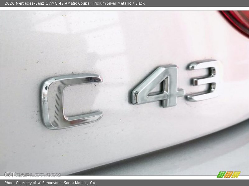 Iridium Silver Metallic / Black 2020 Mercedes-Benz C AMG 43 4Matic Coupe