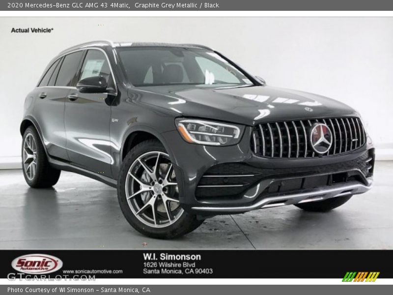 Graphite Grey Metallic / Black 2020 Mercedes-Benz GLC AMG 43 4Matic